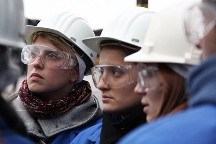 Visite de l'acierie de Montereau
